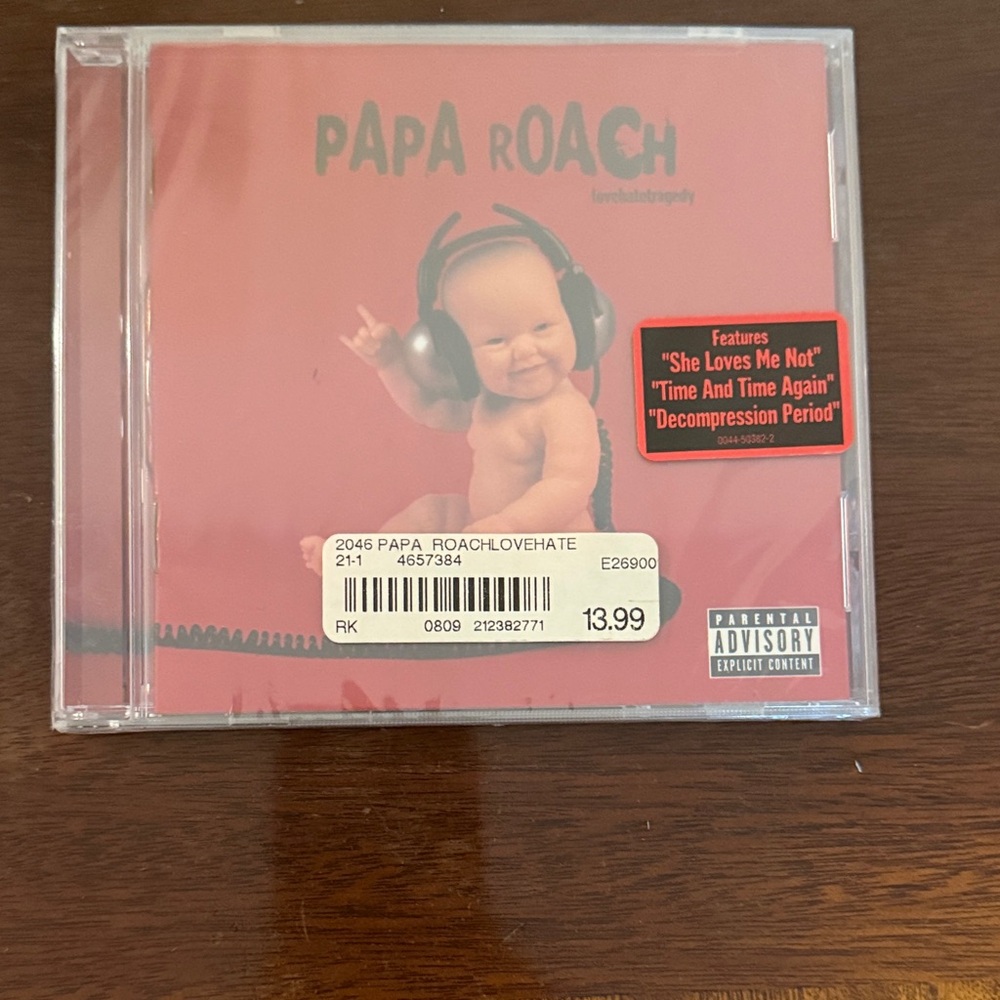 Papa Roach Lovehatetragedy CD